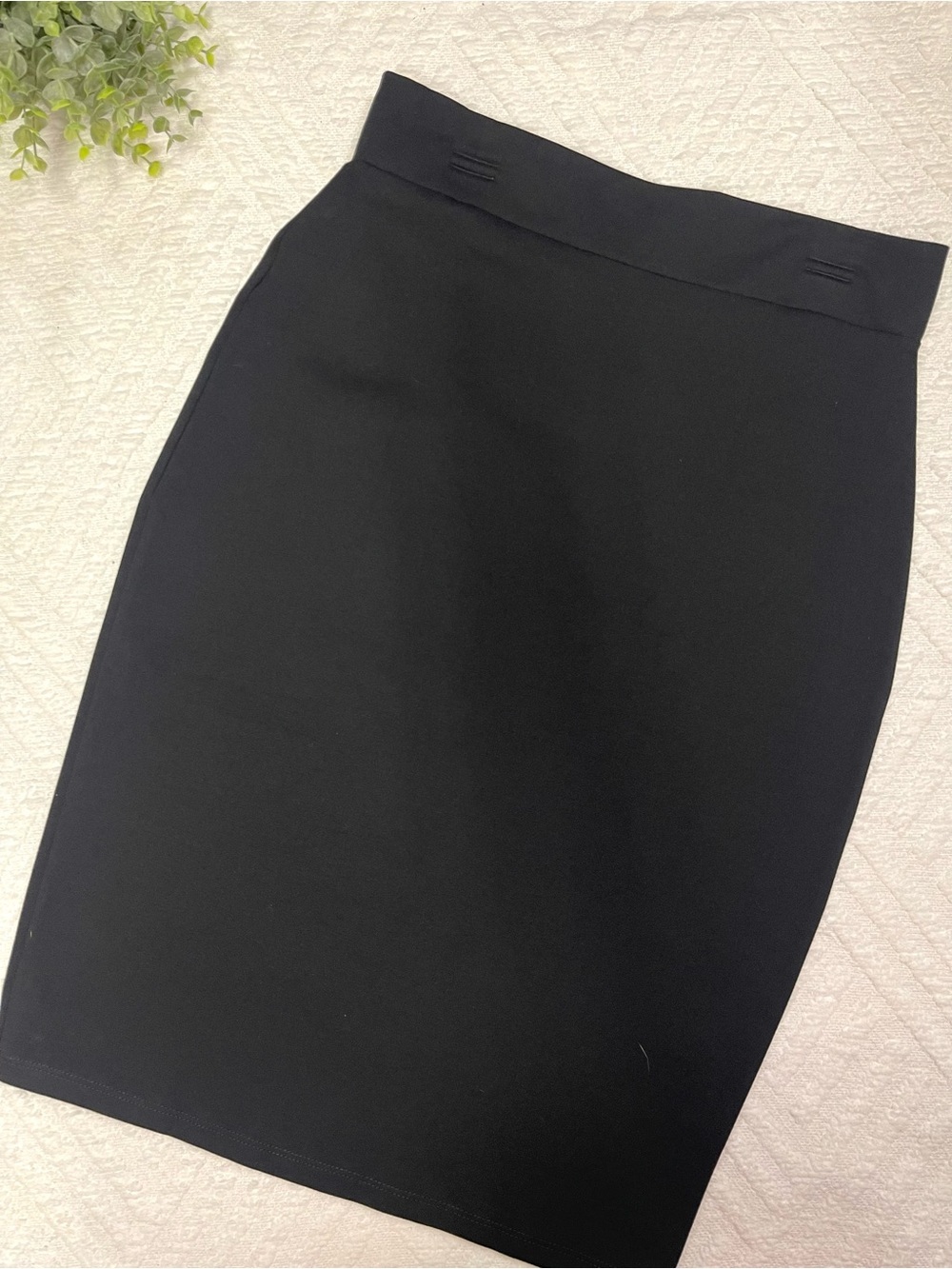 Urban Coco Black Stretchy Pencil Skirt Women’s Size S Business Professional NWT